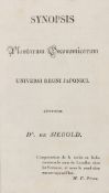 Siebold (Philipp Franz von) Synopsis Plantarum Oeconomicarum Universi Regni Japonici part of