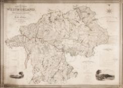 Westmorland.- Hodgson (Thomas) Plan of the County of Westmorland describing minutely the Boundaries