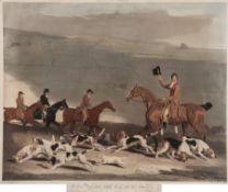 After Benjamin Marshall (1767-1835) Francis Duckinfield Astley and his harriers hand-coloured