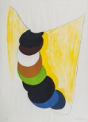 DS Sir Terry Frost (1915-2003) Yellow Curtain (k.67) lithograph printed in colours, 1972, signed
