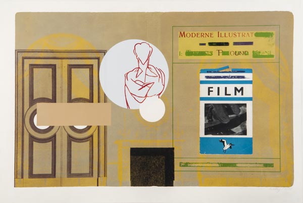 Ronald Brooks Kitaj (1932-2007) Untitled screenprint in colours, signed in pencil, numbered 17/75,