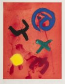 DS John Hoyland (1934-2011) Flying Wild etching with aquatint printed in colours, 2006, signed,