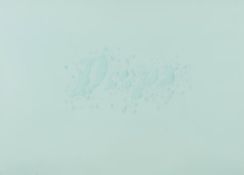 Ed Ruscha (b.1937) Drops lithograph printed in colours, 1971, signed and dated in pencil, numbered