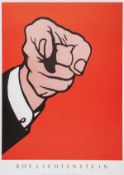 Roy Lichtenstein (1923-1997) (after) Untitled (Finger pointing) offset lithograph printed in