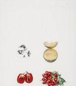 Jim Dine (b.1935) Vegetables III (from the portfolio Vegetables) lithograph with collage, 1969,