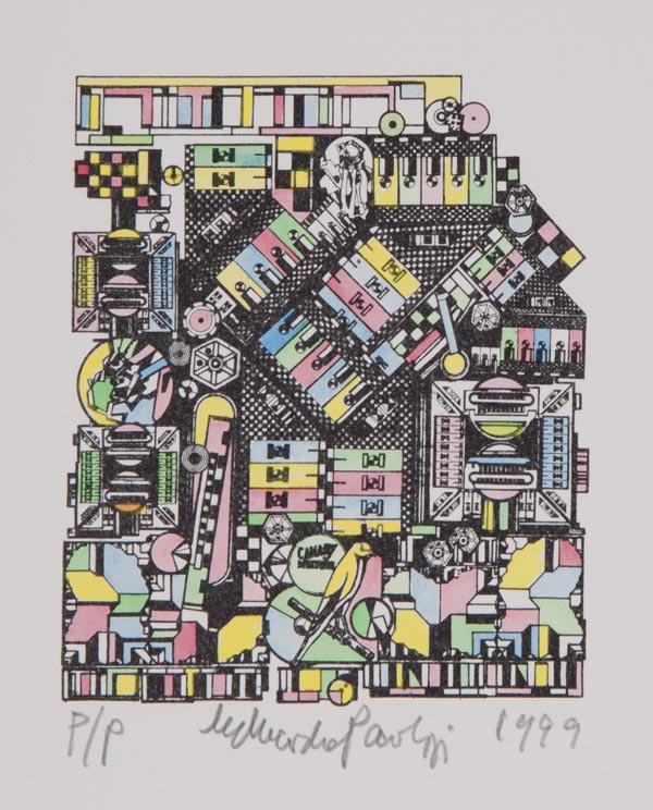 DS Sir Eduardo Paolozzi (1924-2005) Turing V; Turing II two lithographs, each with extensive hand-