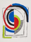 DS Sonia Delaunay (1885-1979) Through the Mirrors lithograph printed in colours, ca.1970, signed in