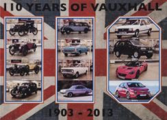 DS Sir Peter Blake (b.1932) 110 Years of Vauxhall offset lithograph printed in colours, 2013,