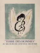 DS Marc Chagall (1887-1985) (after by Charles Sorlier) Terre de Hommes (S.135) lithograph printed