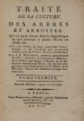 Buc`hoz (Joseph Pierre) Traité de la Culture des Arbres et Arbustes 3 vol., vol.1 second edition,