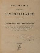 Lehmann (Johann George Christian) Monographia generis potentillarum first edition, errata leaf, 20