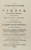 Hill  (Sir John) The Construction of Timber, from its Early Growth; Explained by the Microscope,