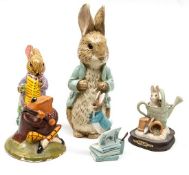 Figurines.- A small selection of Peter & Friends figurines including Jemima Puddle-Duck, Peter