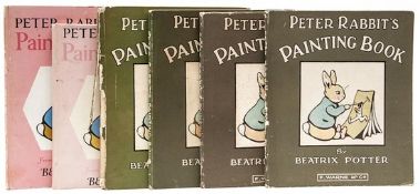 Painting Books.- Potter (Beatrix) Peter Rabbit`s Painting Book first edition, pictorial title, 12