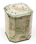 Collectibles.- Huntley, Boorne & Stevens. Biscuit tin for McVitie & Price featuring images from the