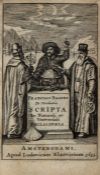 Elzevier.- Bacon  (Sir Francis) Scripta in Naturali et Universali Philosophia, engraved pictorial