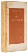 Frank (Anne) Het Achterhuis first edition, frontispiece and 2 plates, endpapers browned, original