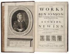 Jonson (Ben) The Works first complete collected edition, double column, engraved portrait