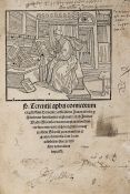 Terentius Afer (Publius) Comedie with commentary by Guido Juvenal & Jodocus Badius Ascensius,