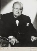 Churchill  (Sir Winston Spencer).- 11 photographic portraits of Winston Churchill, of all aspects of