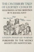 Flint  (Sir William Russell).- Chaucer (Geoffrey) The Canterbury Tales, 3 vol., number 33 of 500