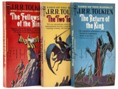 Tolkien (J.R.R.) The Lord of the Rings 3 vol., first American (pirated) edition, light browning to