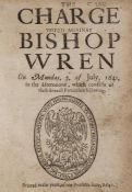 Civil War.- The Charge Voted Against Bishop Wren on Munday, 5 of July, 1641 title with large woodcut