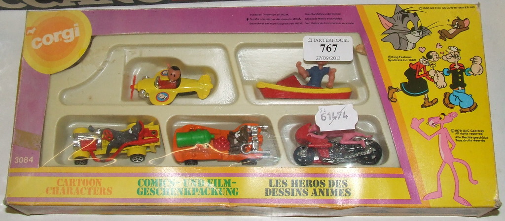 A Corgi Disney cartoon characters gift set, No 3084, boxed
