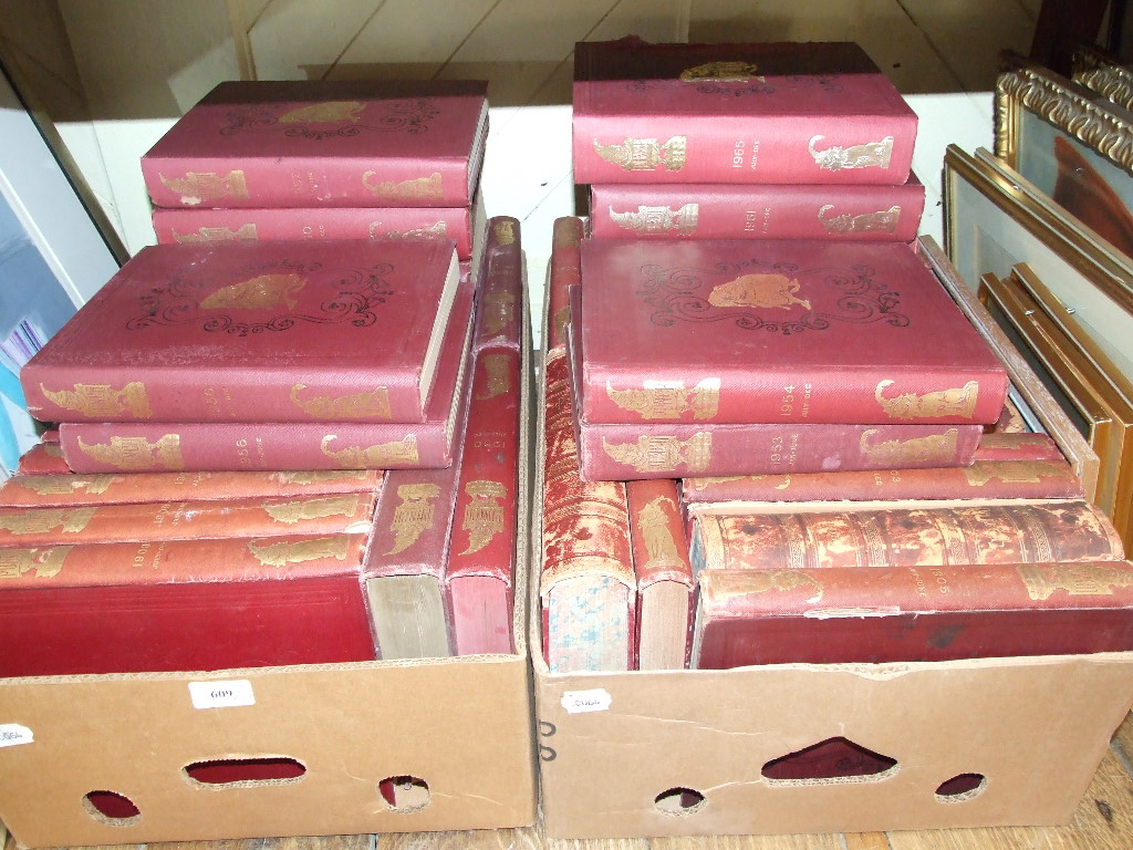 A large quantity of Punch bound magazines, other pictures and prints (qty)