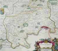 Three modern reproduction maps, Ireland, Great Britain and Middlesex