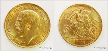 George V half-sovereign 1912