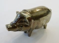 Vesta case in the form of a pig, (af)