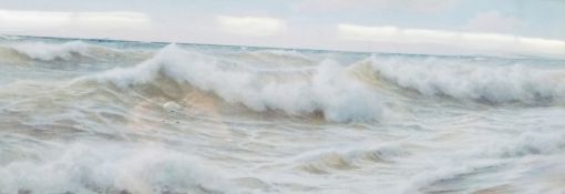 Watercolour
Ernest Stuart
Maritime scene with waves, signed, 38 x 98cm