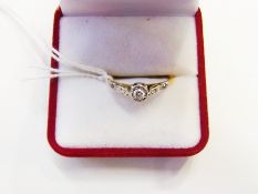 22ct gold solitaire diamond ring
