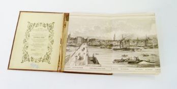 Pictorial Times engraving entitled "The Grand Panorama of London From The Thames", 19 x 230cm