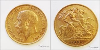 George V half-sovereign 1911