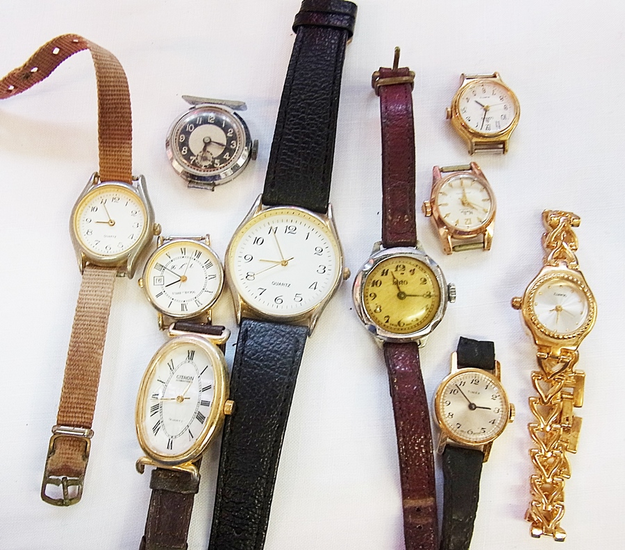 Selection of mainly lady's wristwatches