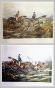 Set of six coloured aquatints
After H. Alken
"Fore's - Hunting sketches", plates 1-6, engraved by J.