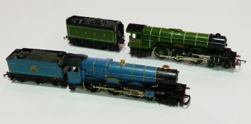 Hornby Railways 00 gauge "Flying Scotsman" LNER with tender and a "King Charles II" locomotive and