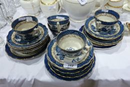 Booths "Real Old Willow" A8025 part tea service