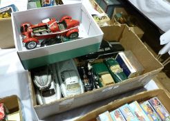 Quantity of diecast models to include:- Burago Mercedes 300, a Bugati Atlantic, an Alfa Romeo