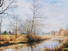 Limited edition colourprint
Wendy Reeves
Riverscene, No 101/850, signed together with 
Pair