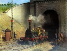 Three limited edition prints 
Terence Cuneo 
"The Firefly", "The Simplon Orient Express" and "