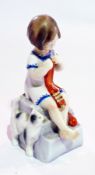 Royal Worcester figure "Saturday's Child Works Hard For a Living", No 3262, modelled by Freda