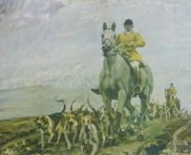 Signed limited edition colour print
Alfred Munnings
"Going to the Meet", with Fine Art Trade Guild