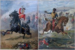 Colourprints
Harry Payne
"The Charge of the Lifeguards at Waterloo" and "The Charge of the Light