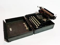 Typewriter in case