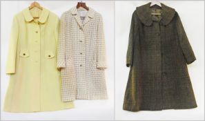 Two vintage coats and a yellow jacket (3)