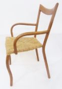 Conran "Manilla" hardwood open seat armchair, no. 1014A-04-50