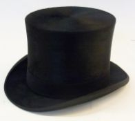 Top hat, made by Lincoln Bennett & Co., Sackville Street, Piccadilly, London, in its original box